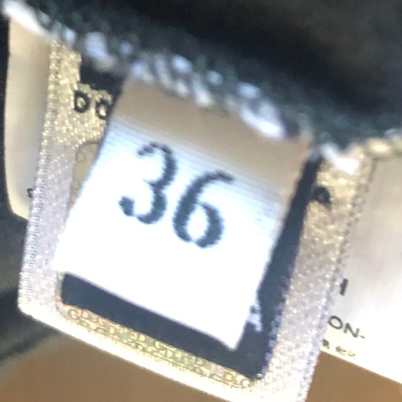 D&G Black Short Sleeve Tee with White Trim - Picture 8 of 8